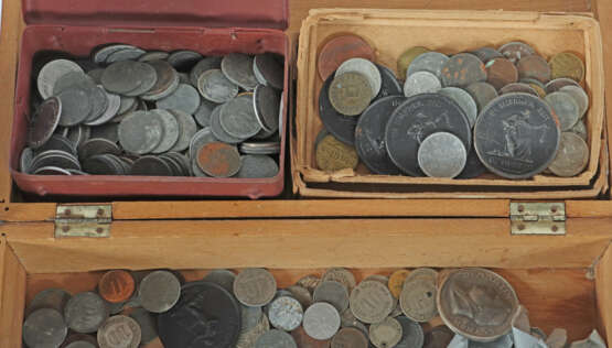 Umfangreiche Münzsammlung ein paar Hundert variier… - Foto 3