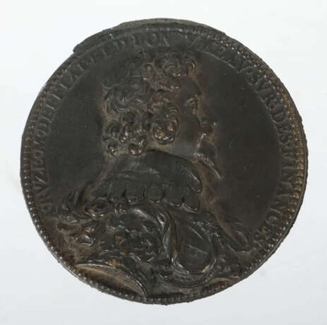 Medaille Frankreich, 17. Jh., Bronze, averse Seite… - photo 1