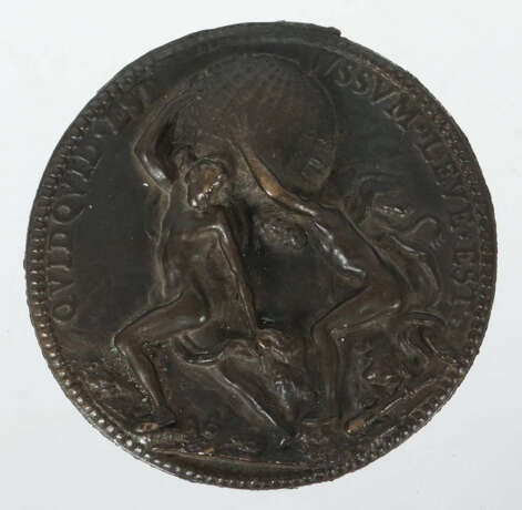 Medaille Frankreich, 17. Jh., Bronze, averse Seite… - photo 2