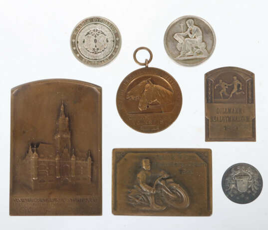 Sammlung Medaillen & Plaketten Silber u. a., Dillm… - photo 1