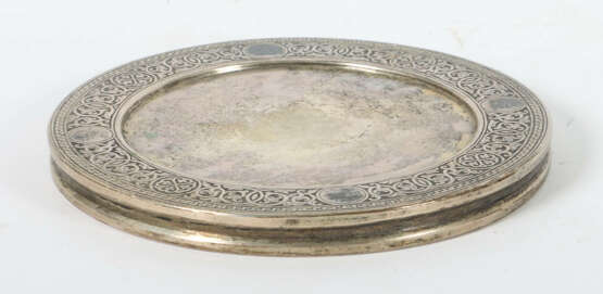 Untersetzer Moskau, 1878, Silber 84, ca. 210 g, ru… - photo 2