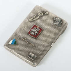 Zigarettenetui Moskau, 1908-1926, Silber 84, ca. 1…