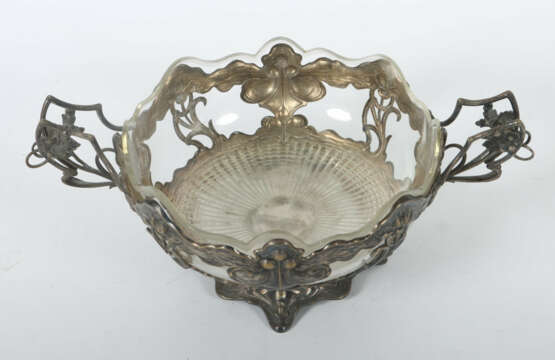 Jugendstil-Schale WMF, Geislingen, um 1900, versil… - photo 2