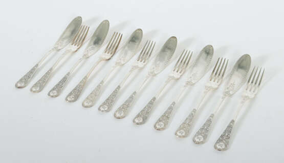 Fischbesteck für 6 Personen Martin, Hall & Co., Sh… - photo 2