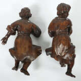 Bildschnitzer des 19. Jh. ''Engelpaar'', Holz gesc… - photo 2