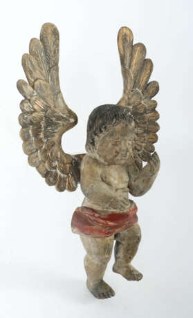 Bildschnitzer des 19. Jh. ''Engel'', Holz geschnit… - photo 2