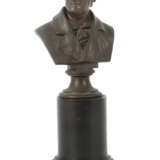 Bildhauer des 19. Jh. ''Goethe-Büste'', Metallguss… - Foto 1