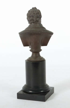 Bildhauer des 19. Jh. ''Goethe-Büste'', Metallguss… - Foto 2