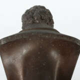 Bildhauer des 19. Jh. ''Goethe-Büste'', Metallguss… - Foto 3