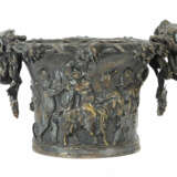Bildhauer des 19./20. Jh. Cachepot, Bronze patinie… - photo 1