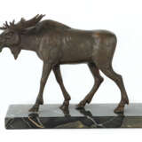 Bildhauer des 19./20. Jh. um 1900, ''Elch'', Bronz… - photo 1