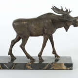 Bildhauer des 19./20. Jh. um 1900, ''Elch'', Bronz… - photo 2