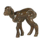 Bildhauer des 19./20. Jh. ''Lamm'', Bronze, patini… - Foto 1