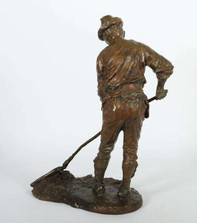 Bildhauer des 20. Jh. ''Bauer mit Dreschflegel'', … - photo 2