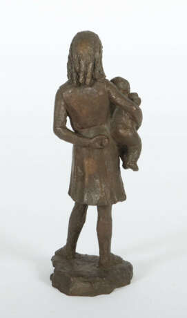 Bildhauer des 20. Jh. ''Mutter mit Kind'', Bronze,… - photo 2