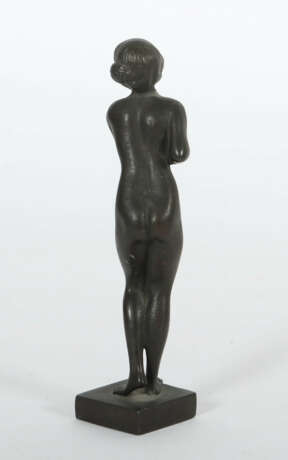 Bildhauer des 20. Jh. ''Damenakt'', Zinkguss patin… - photo 2