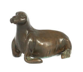 Bildhauer des 20. Jh. ''Seelöwe'', Bronze, patinie…