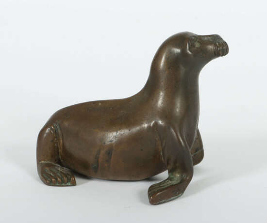 Bildhauer des 20. Jh. ''Seelöwe'', Bronze, patinie… - photo 2
