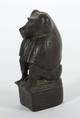 Bildhauer des 20. Jh. ''Pavian'', Bronze , patinie… - Foto 2