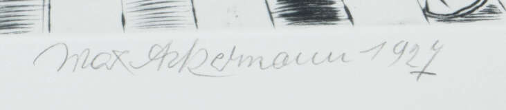 Ackermann, Max Berlin 1887 - 1975 Bad Liebenzell-U… - photo 3