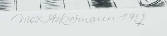 Ackermann, Max Berlin 1887 - 1975 Bad Liebenzell-U… - photo 3