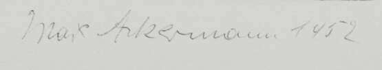 Ackermann, Max Berlin 1887 - 1975 Unterlengenhardt… - photo 3