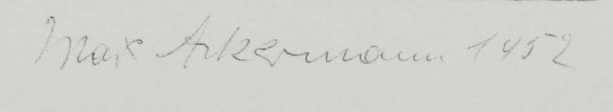 Ackermann, Max Berlin 1887 - 1975 Unterlengenhardt… - photo 3