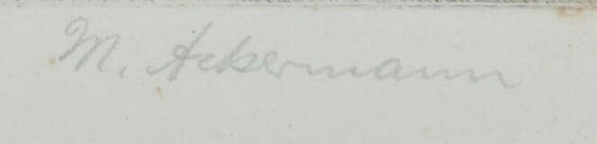 Ackermann, Max Berlin 1887 - 1975 Unterlengenhardt… - photo 3