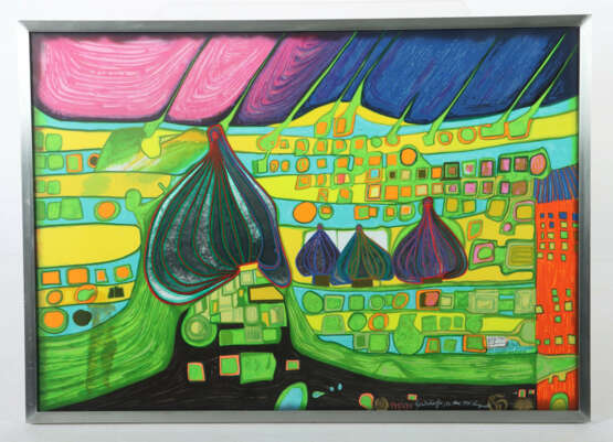 Hundertwasser, Friedensreich Wien 1928 - 2000 vor … - Foto 2