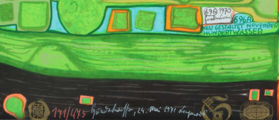 Hundertwasser, Friedensreich Wien 1928 - 2000 vor … - Foto 3
