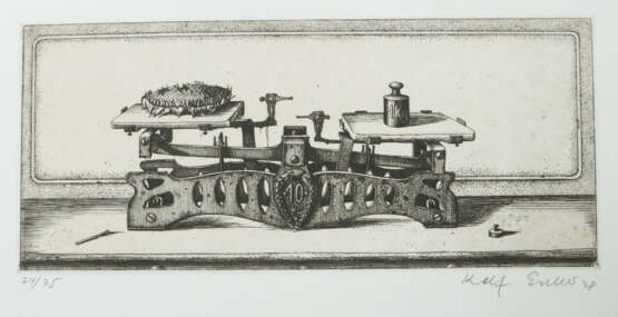 Escher, Rolf geb. 1936 in Hagen, deutscher Grafike… - photo 1