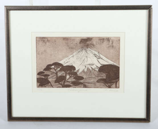 Grafiker des 20./21. Jh. ''Fudschijama'', unten re… - photo 2