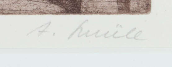 Grafiker des 20./21. Jh. ''Fudschijama'', unten re… - photo 3