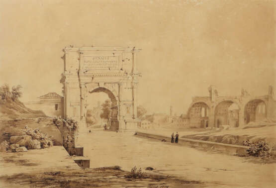 Frey, Johann Jakob (attr.) Basel 1813 - 1865 Frasc… - Foto 1