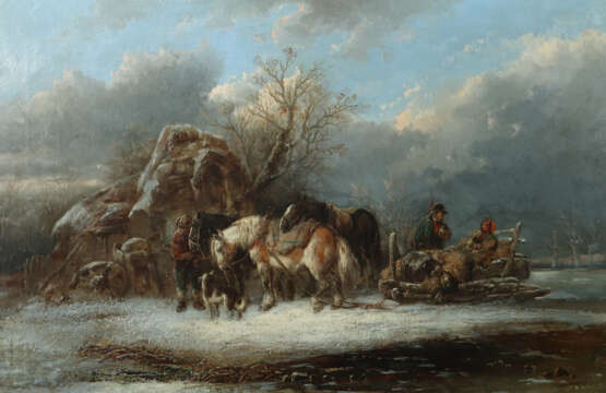 Leeuw, Alexis de 1822 - 1900, belgischer Maler. ''… - Foto 1