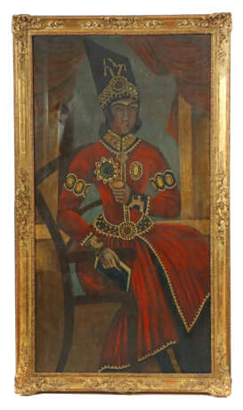 Qajar-Maler des 19. Jh. ''Porträt Nasir Al-Din'', … - Foto 2