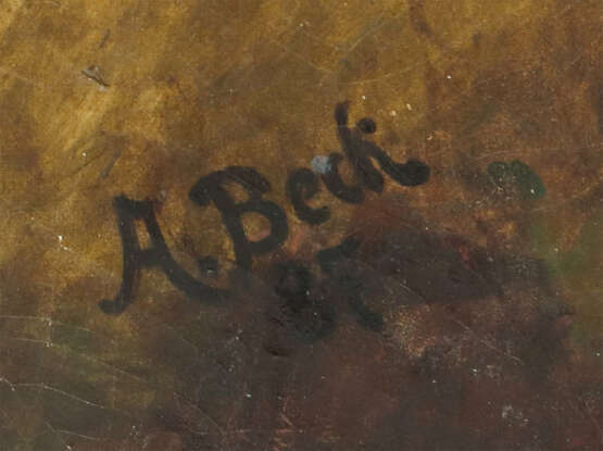 Maler des 19. Jh. ''Früchtestillleben'', in Waldku… - photo 3