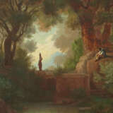 Maler des 19. Jh. ''Arkadische Landschaft'' mit Wa… - photo 1