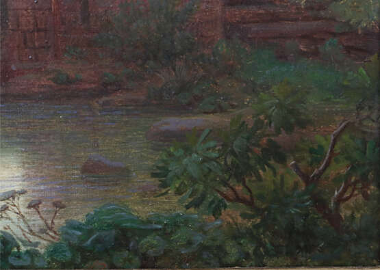 Maler des 19. Jh. ''Arkadische Landschaft'' mit Wa… - photo 3