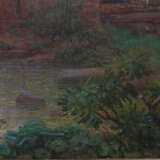 Maler des 19. Jh. ''Arkadische Landschaft'' mit Wa… - photo 3