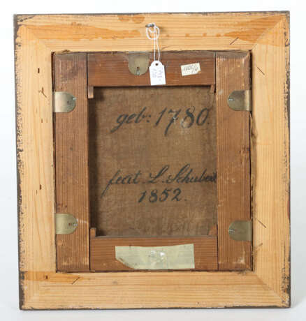 Schubert, L. Maler des 19. Jh.. ''Herrenbildnis'',… - photo 3