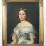 Zimmermann, A. Maler des 19. Jh.. ''Damenportrait'… - photo 2