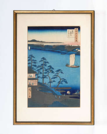 Hiroshige, Utagawa: "Die Niijuku-Fähre" - Foto 1