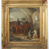 Maler des 19./20. Jh. ''Pferdestall'', wohl Königl… - photo 2