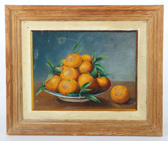 Maler des 19./20. Jh. ''Stillleben mit Orangen'', … - photo 2
