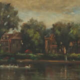 Maler des 19./20. Jh. ''Sommerlandschaft'', Blick … - photo 1