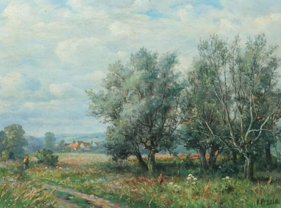 Arnold, F. Maler des 20. Jh.. ''Feldweg'', sommerl… - фото 1