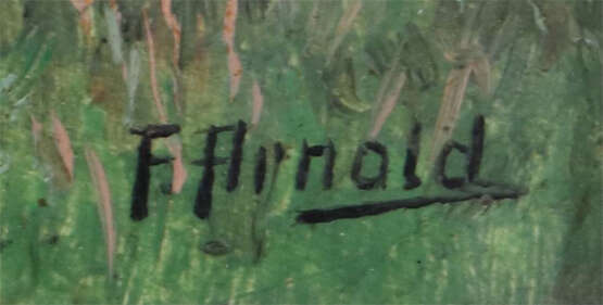 Arnold, F. Maler des 20. Jh.. ''Feldweg'', sommerl… - фото 3