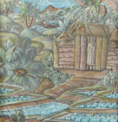 Arya Künstler des 20. Jh.. ''Ubud'', Blick auf die…