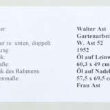 Ast, Walter 1887 - 1976, deutscher Maler. ''Garten… - photo 4
